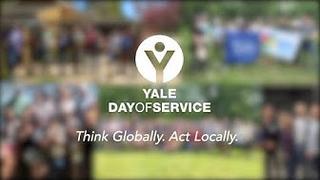 The opening frame to the 2019 Yale Day of Service video spotlighting Boston